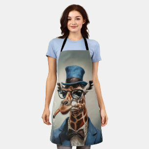 Tablier Girafe en haut-de-forme et veste