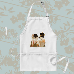 Tablier Girls geisha japonaises vintages en Kimonos