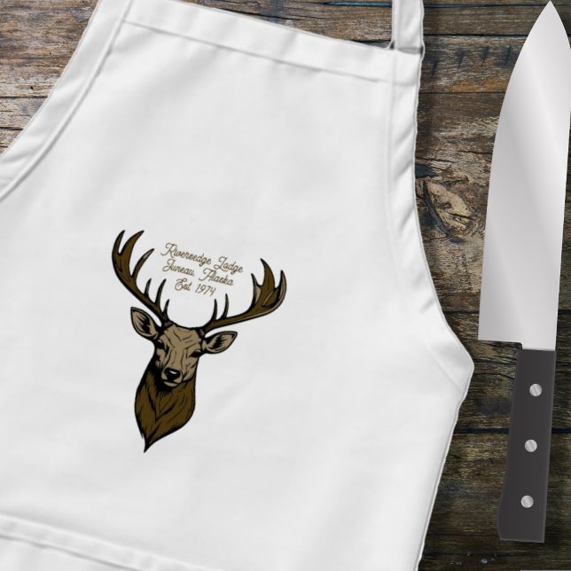 Tablier Gîte de chasse Chef bois de cerf (Créateur téléchargé)