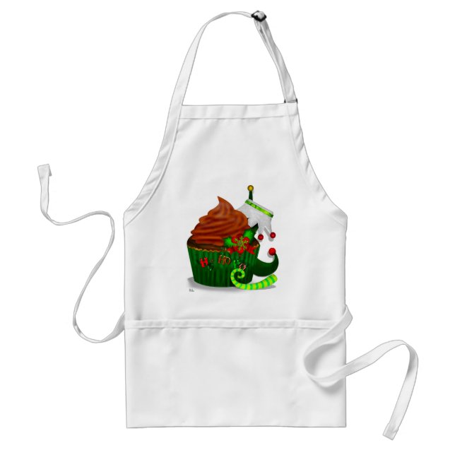 Tablier Gîtes Cupcake Whimsey CUISINE EN CHEF (Devant)