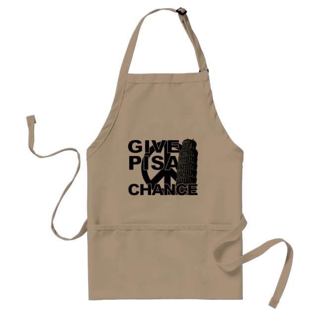 Tablier Give Pisa Chance apron - choose style, color (Devant)
