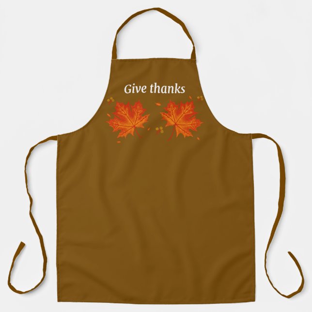 Tablier Give Thanks Autumn Apron (Recto)