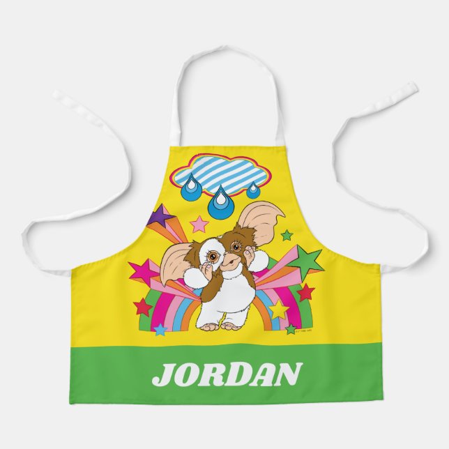 Tablier Gizmo | Dreaming of Raindrops | Ajouter Votre Nom (Recto)