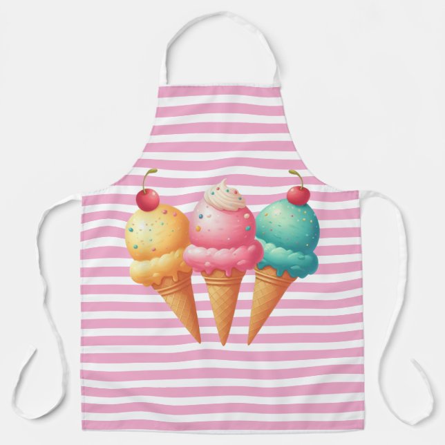 Tablier Glace colorée (Recto)