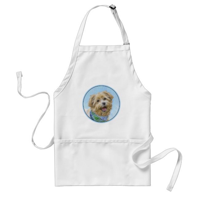 Tablier Glen of Imaal Terrier Peinture - Art original Chie (Devant)