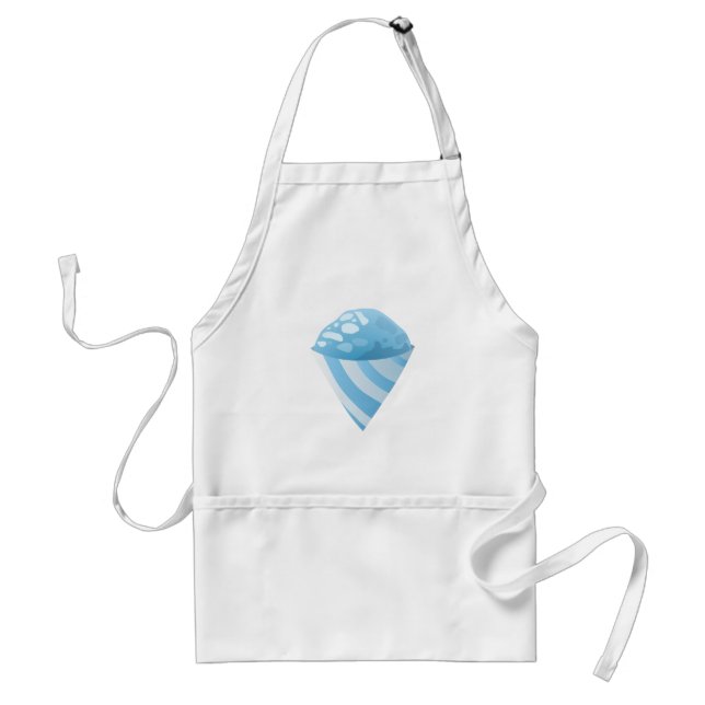 Tablier Glitch Food sno cone blue (Devant)