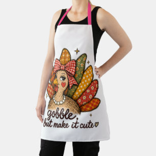 Tablier Glousse, Mais Rends-le Mignon Dinde de Thanksgivin