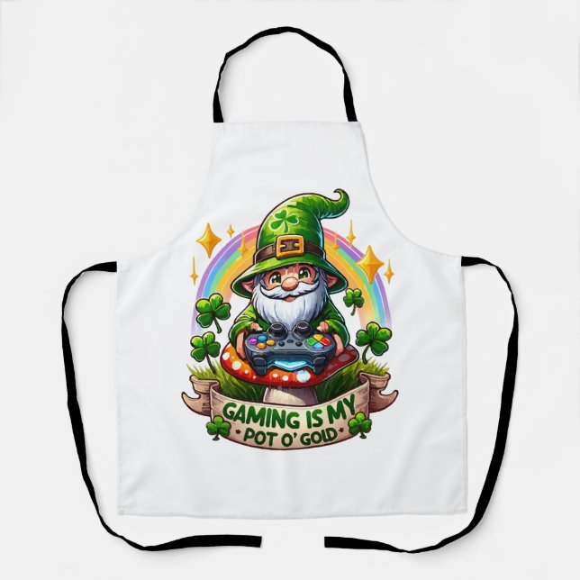 Tablier Gnome de joueur de la Saint-Patrick (Recto)