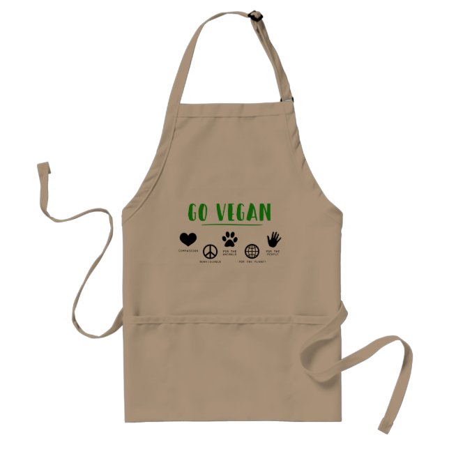 Tablier Go Vegan Apron (Devant)