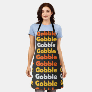 Tablier Gobble Gobble Thanksgiving