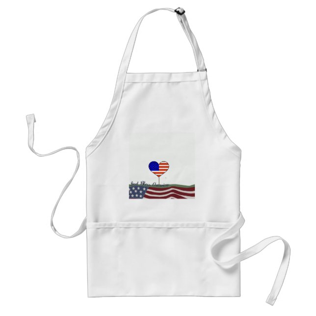 Tablier God Bless America Apron (Devant)