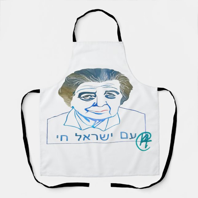 Tablier Golda Meir Annuaire Art Apron (Recto)