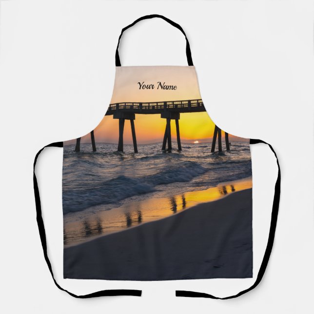 Tablier Golden Panama City Beach Sunset Réflexions Apron (Recto)
