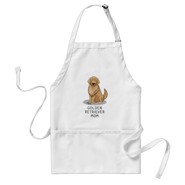 Tablier Golden Retriever Maman - Chien Maman (Devant)
