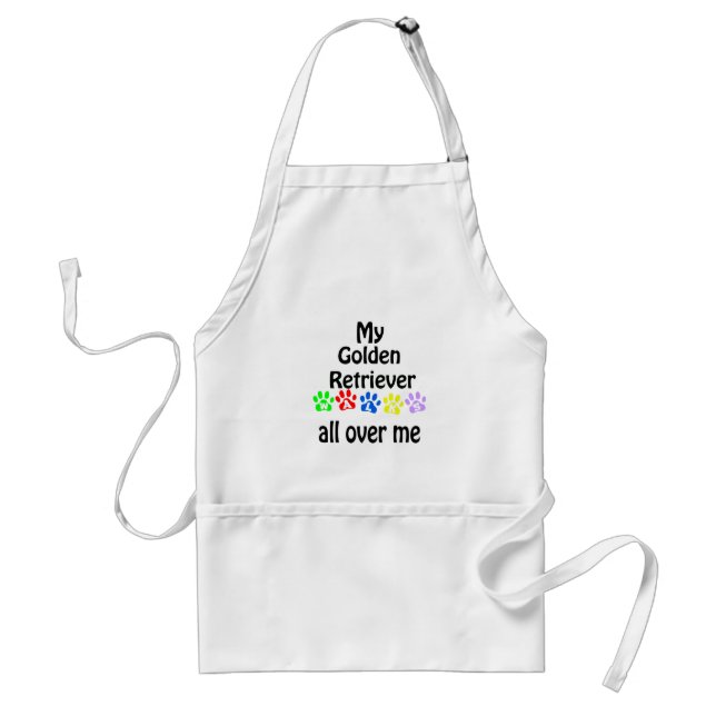 Tablier Golden Retriever Walks Apron (Devant)