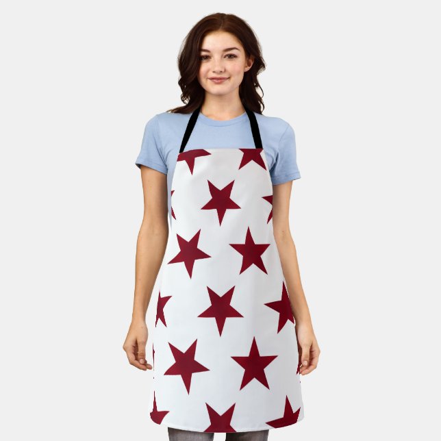 Tablier Golden Stars Motif 7 (Porté)