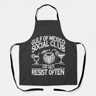Tablier Golf du Mexique Social Club Restez Salé Résiste