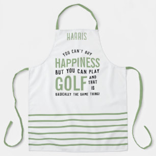 Tablier Golf est le bonheur Funny Golf Lover cadeaux