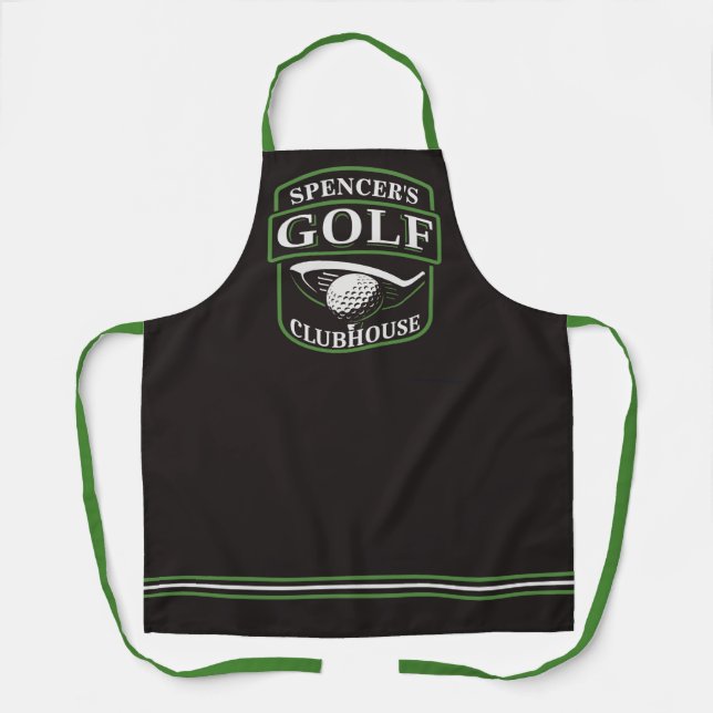 Tablier Golfeur AJOUTER NOM Joueur de golf professionnel C (Recto)