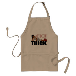 Tablier Good Thick - Femme en robe rayée noire