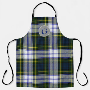 Tablier Gordon Dress Tartan Plaid Monogramme