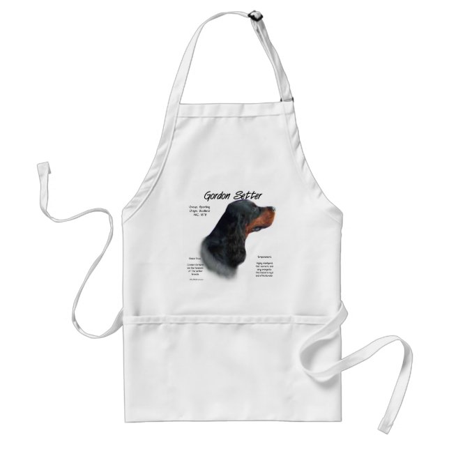 Tablier Gordon Setter Conception de l'histoire (Devant)
