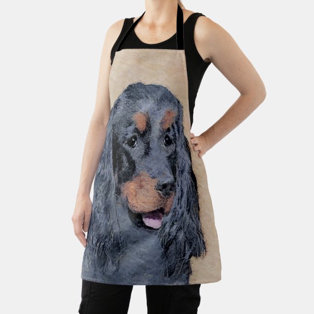 Tablier Gordon Setter Peinture - Joli art original chien (Insitu)