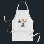 Tablier Gordy, goanna juggler<br><div class="desc">Gordy the goanna keeps more objects in the air than anyone can count, colourful balls, fruit, hats, chainsaws and even chickens. With quick reflexes and a mischievous grin, Gordy’s juggling act is equal parts skill and humour. He’s unpredictable… but always impressive. You can find lots of other Dingaling Brothers Circus...</div>