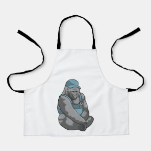 Tablier Gorilla comme artisan avec clé