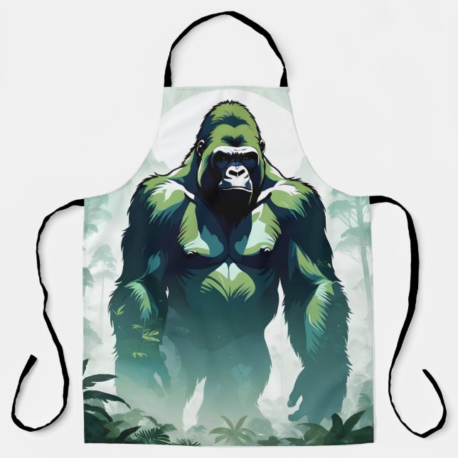 Tablier Gorilla Faune Animaux Nature Environnement Jungle (Recto)