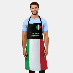 Tablier Goût de la maison & drapeau italien, Italie /Cuis