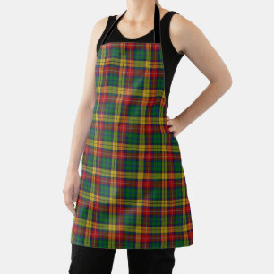 Tablier Goût de l'Écosse Clan Buchanan Tartan Plaid