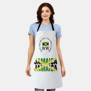 Tablier Goûter Et Voir JAMAICA FLAG Monogramme