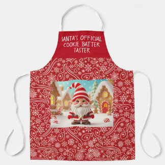 Tablier goûteur officiel de pâte à biscuits du Père Noël