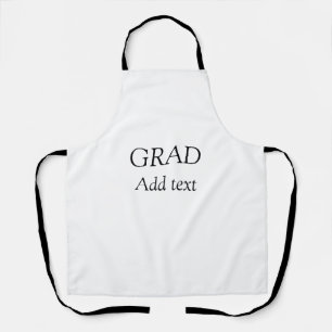 Tablier Grad simple graduation minimale élégante typo mode