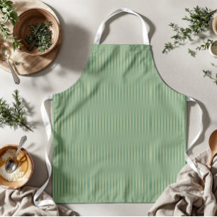 Tablier Gradient vert Vintage simple en osage