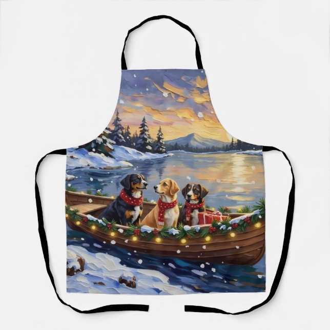 Tablier Grand Bateau de Noël du Mont Suisse (Recto)