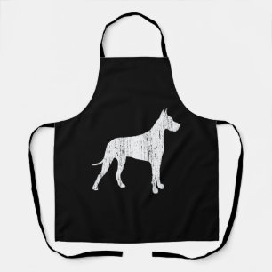 Tablier Grand chien Dane propriétaire cadeau animal Vintag