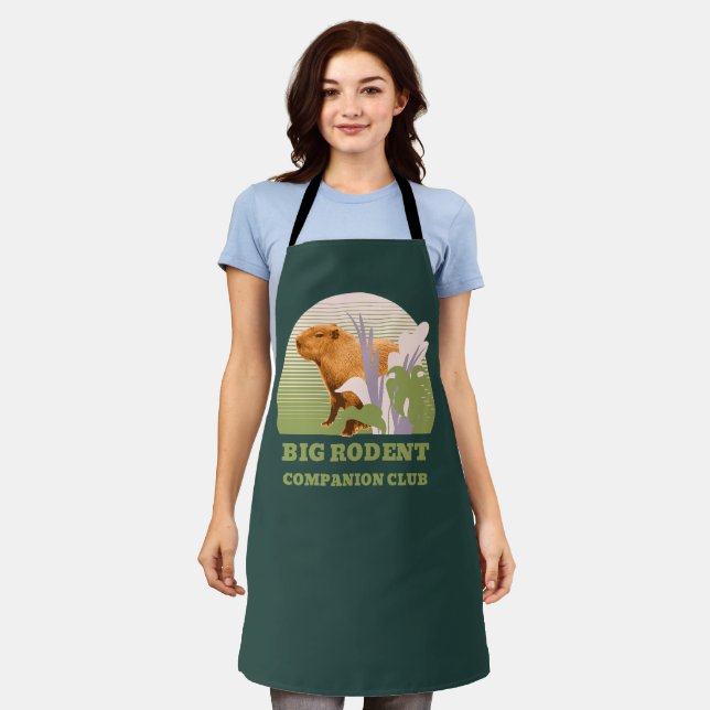 Tablier Grand Club de Compagnons Rongeurs Capybara (Porté)