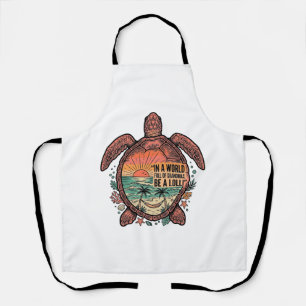 Tablier Grand-mère drôle Turtle Beach Vintage Design de t-