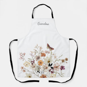 Tablier Grand-mère Floral Fleur sauvage