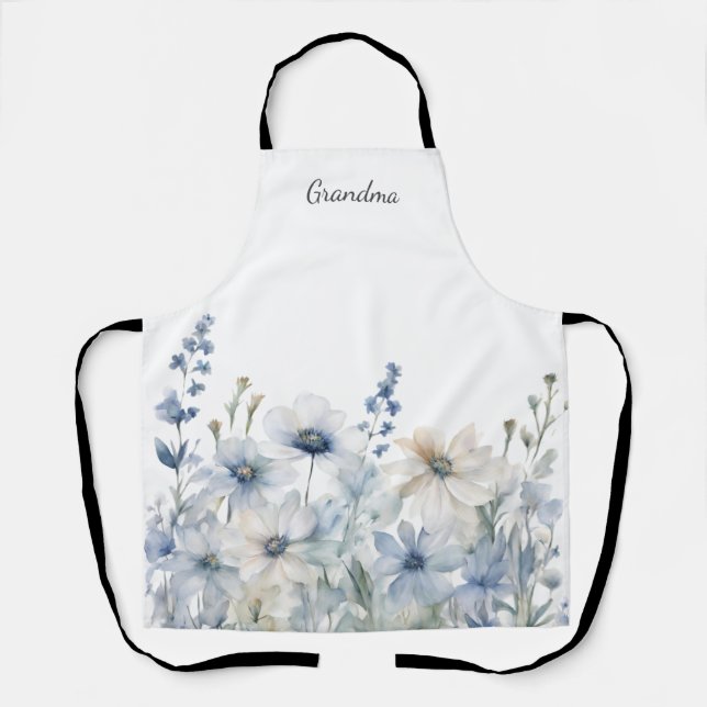 Tablier Grand-mère Floral Fleur sauvage (Recto)