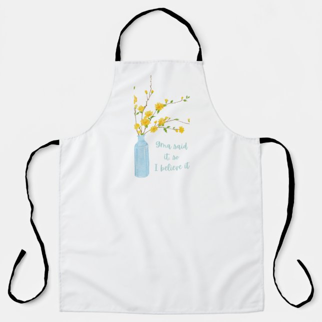 Tablier Grand-mère l'a dit...Apron (Recto)