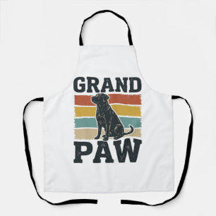 Tablier Grand Paw Vintage Chien Grand-père Conception de T