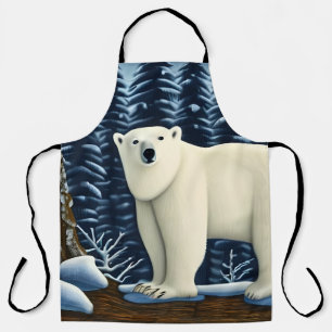 Tablier Grande Ours Blanc Du Nord