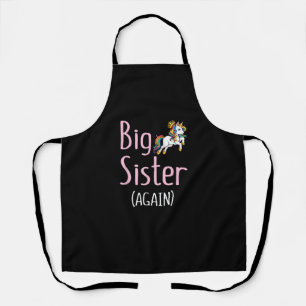 Tablier Grande soeur encore Unicorn Girls Big Sister Ann