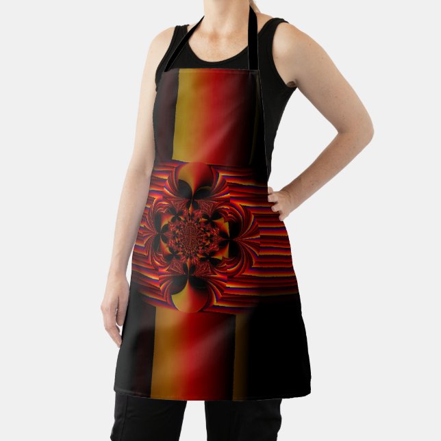 Tablier Grandes Petites Bandes Avec Bow (Insitu)