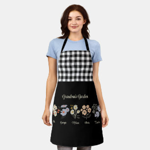Tablier Grandma Flower Garden Custom 5 Nom Vintage Floral
