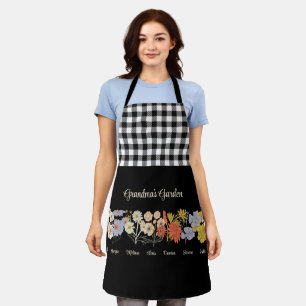 Tablier Grandma Flower Garden Custom 7 Nom Vintage Floral