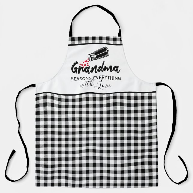 Tablier Grandma Seasons Tout avec amour (Recto)